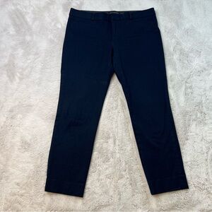 Banana Republic Sloan Pants Womens Size 8 Navy Blue Stretch Office Cropped